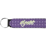 Waffle Weave Neoprene Keychain Fob (Personalized)