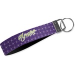 Waffle Weave Wristlet Webbing Keychain Fob (Personalized)