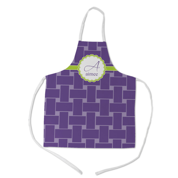 Custom Waffle Weave Kid's Apron w/ Name and Initial