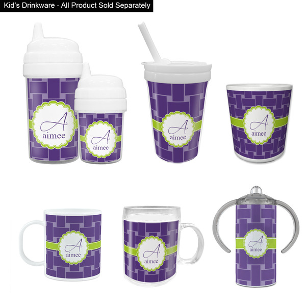 Waffle Weave Kid's Drinkware - Customized & Personalized
