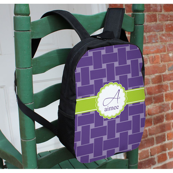 Waffle Weave Kids Backpack - In Context