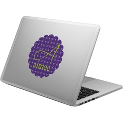 Waffle Weave Laptop Decal (Personalized)