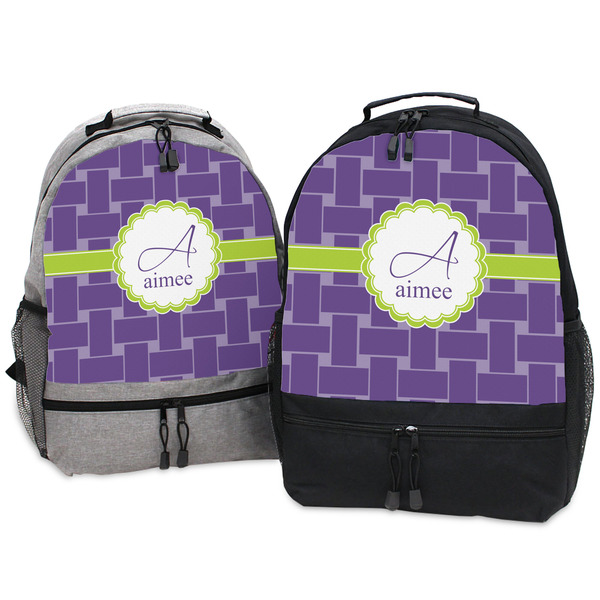 Waffle Weave Large Backpacks - Both