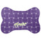 Waffle Weave Bone Shaped Dog Food Mat (Personalized)