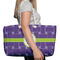 Waffle Weave Large Rope Tote Bag - In Context View