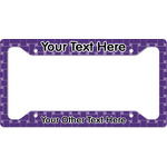 Waffle Weave License Plate Frame (Personalized)