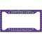Waffle Weave License Plate Frame - Style A