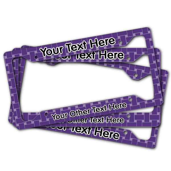 Waffle Weave License Plate Frames - (PARENT MAIN)