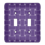 Waffle Weave Light Switch Cover (2 Toggle Plate)