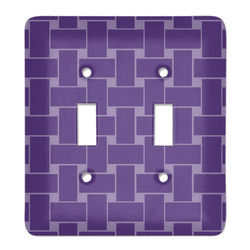 Waffle Weave Light Switch Cover (2 Toggle Plate)