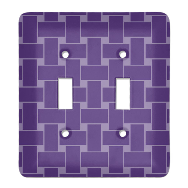 Custom Waffle Weave Light Switch Cover (2 Toggle Plate)