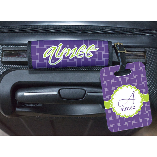 Waffle Weave Luggage Wrap & Tag