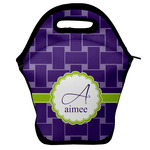 Waffle Weave Lunch Bag w/ Name and Initial