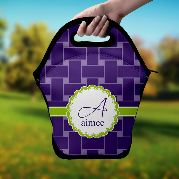 Waffle Weave Lunch Bag - Hand