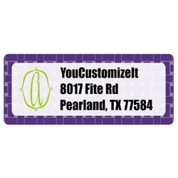 Waffle Weave Return Address Labels (Personalized)