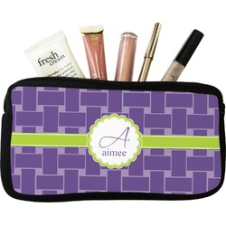 Waffle Weave Makeup / Cosmetic Bag (Personalized)