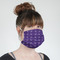 Waffle Weave Mask - Quarter View on Girl