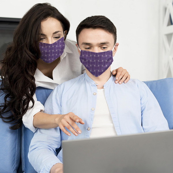 Waffle Weave Mask1 Adult Lifestyle