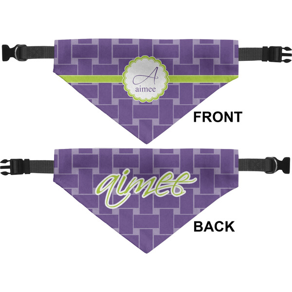 Waffle Weave Medium Dog Bandana Approval