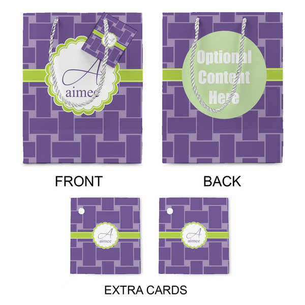 Waffle Weave Medium Gift Bag - Approval