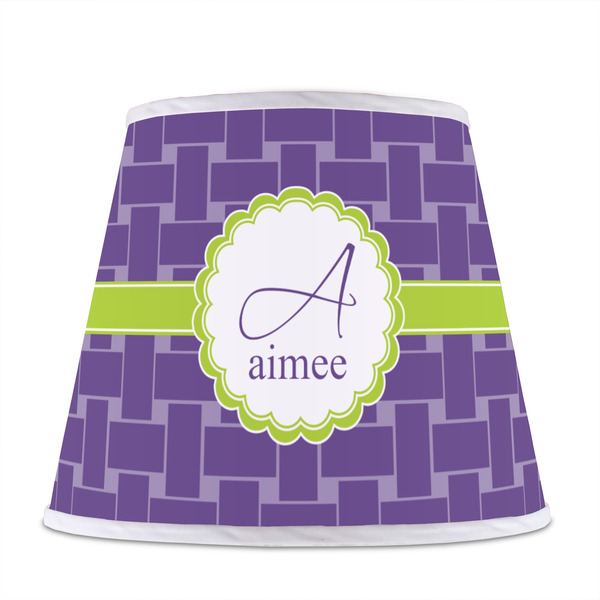 Waffle Weave Poly Film Empire Lampshade - Front View