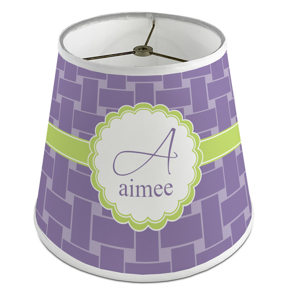 Custom Waffle Weave Empire Lamp Shade (Personalized)