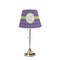 Waffle Weave Poly Film Empire Lampshade - On Stand
