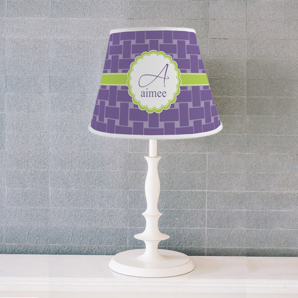 Waffle Weave Poly Film Empire Lampshade - Lifestyle