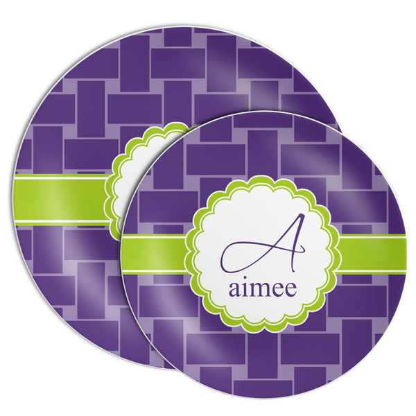 Waffle Weave Melamine Plates - PARENT/MAIN