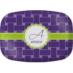 Waffle Weave Melamine Platter (Personalized)