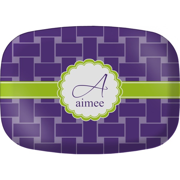 Custom Waffle Weave Melamine Platter (Personalized)