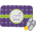 Waffle Weave Memory Foam Bath Mat - 24"x17" (Personalized)