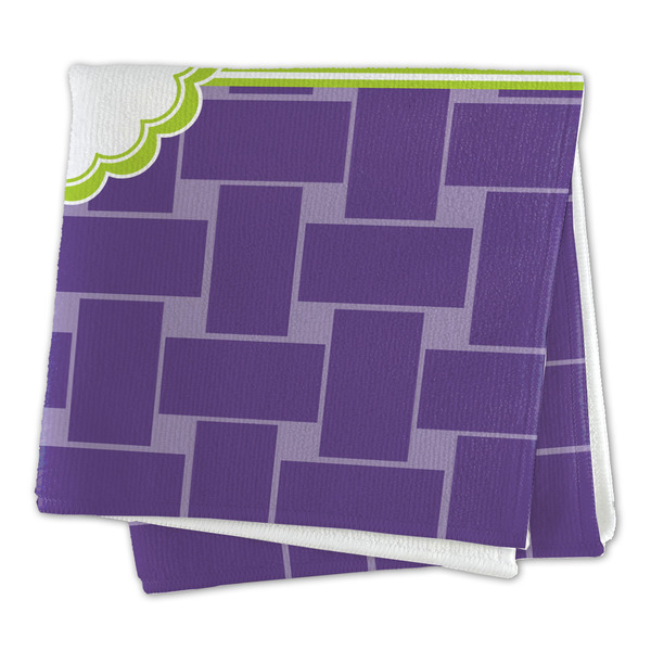 Waffle Weave Microfiber Dish Rag - FOLDED (square)