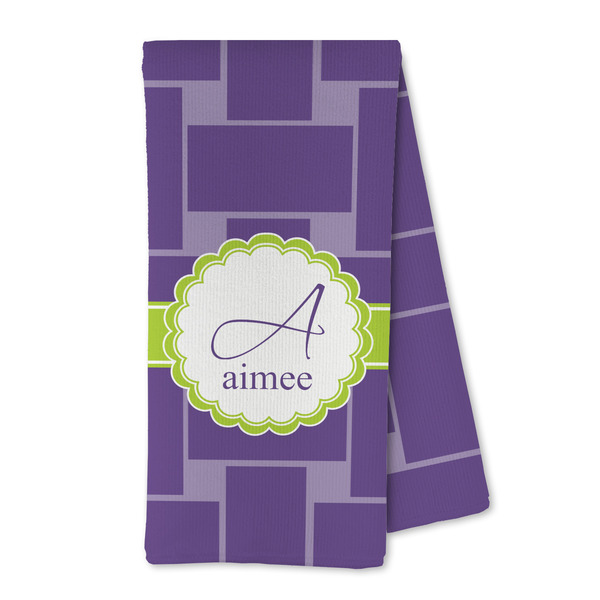 Custom Waffle Weave Kitchen Towel - Microfiber (Personalized)
