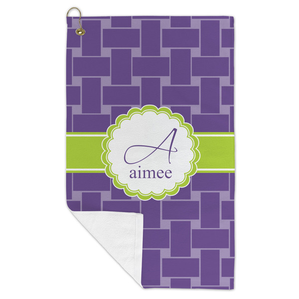 Waffle Weave Microfiber Golf Towels - FOLD