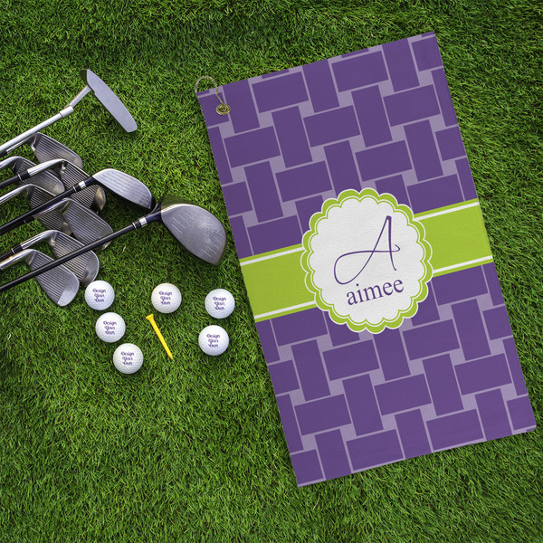 Waffle Weave Microfiber Golf Towels - LIFESTYLE
