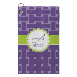 Waffle Weave Microfiber Golf Towel - Small (Personalized)