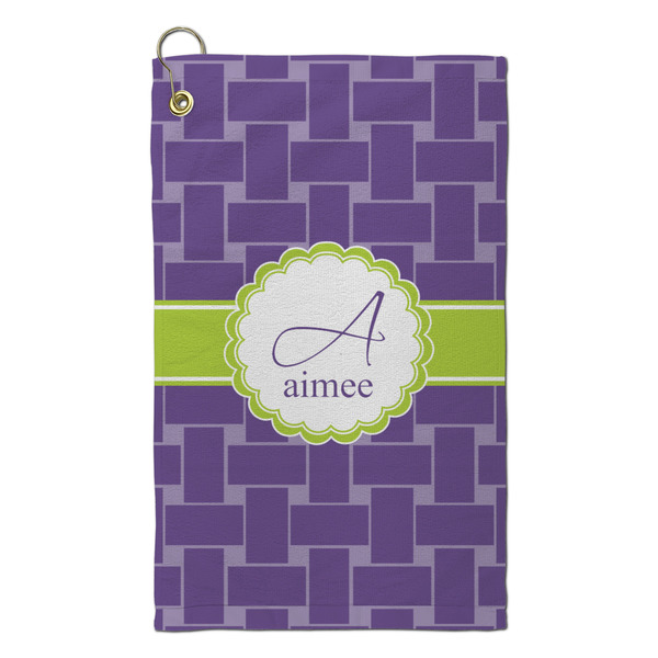 Custom Waffle Weave Microfiber Golf Towel - Small (Personalized)