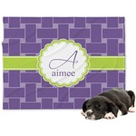Waffle Weave Dog Blanket - Large (Personalized)