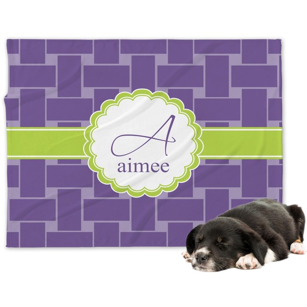 Custom Waffle Weave Dog Blanket - Large (Personalized)