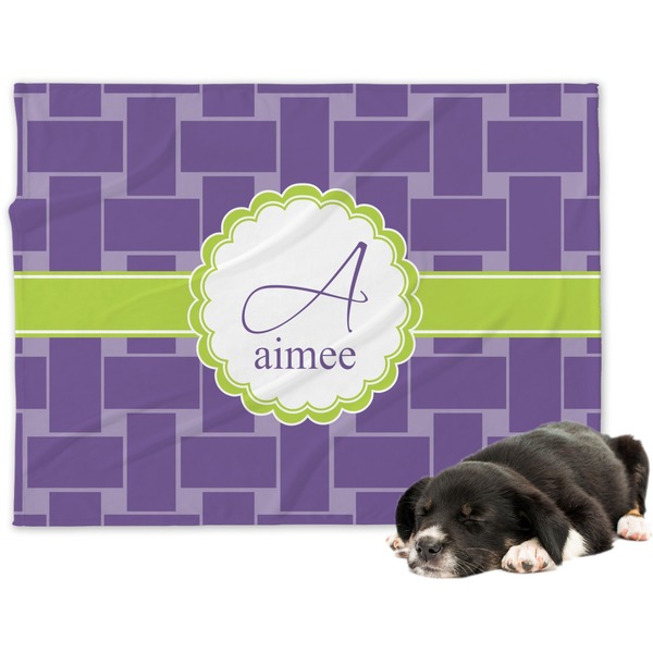 Custom Waffle Weave Dog Blanket (Personalized)