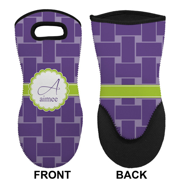 Waffle Weave Neoprene Oven Mitt (Front & Back)