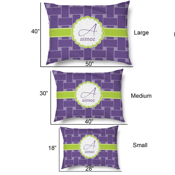 Waffle Weave Outdoor Dog Beds - SIZE CHART