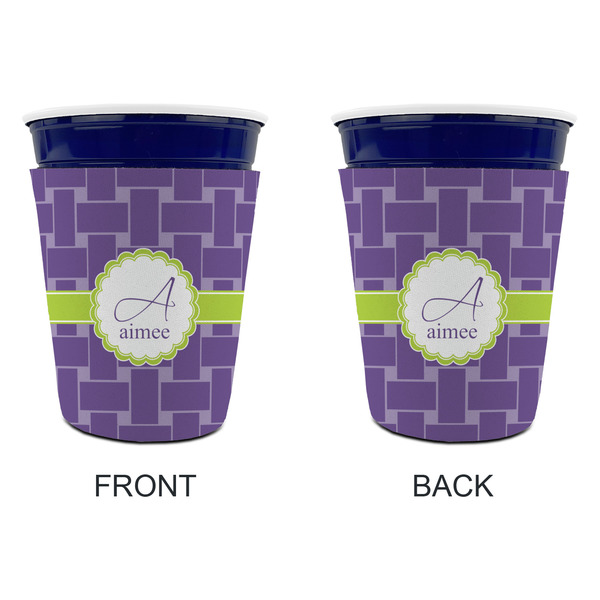 Waffle Weave Party Cup Sleeves - without bottom - Approval