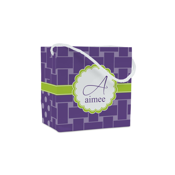 Custom Waffle Weave Party Favor Gift Bags - Matte (Personalized)