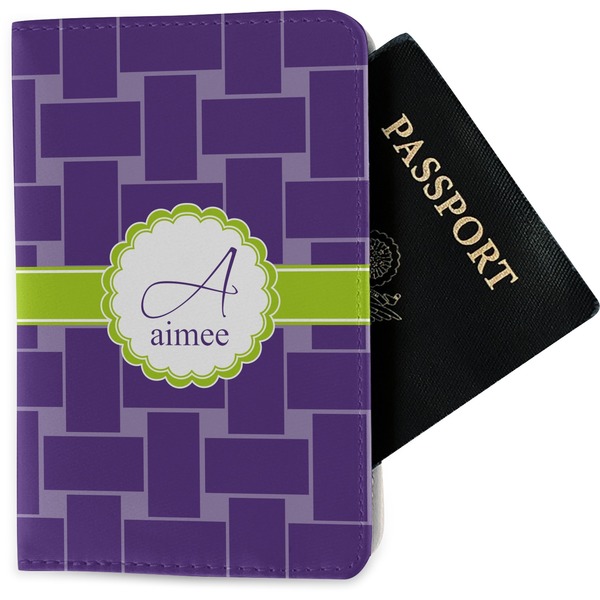 Custom Waffle Weave Passport Holder - Fabric (Personalized)