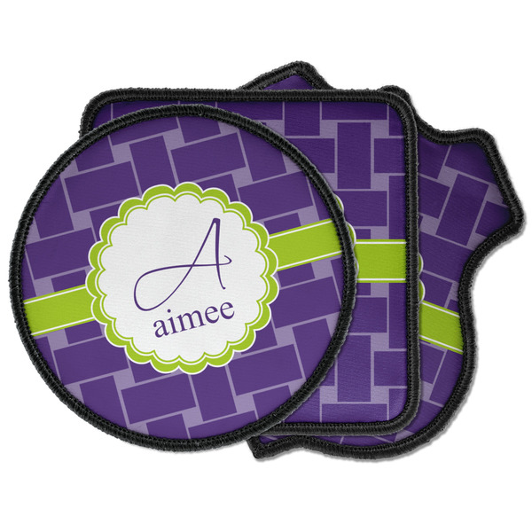 Custom Waffle Weave Iron on Patches (Personalized)