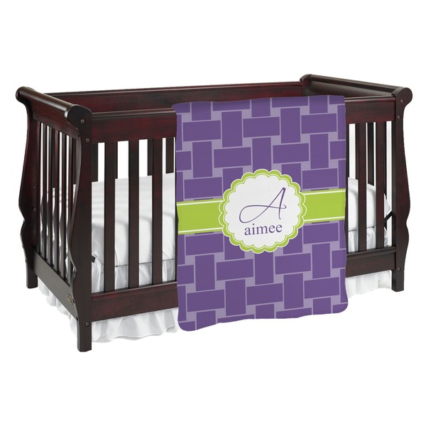 Custom Waffle Weave Baby Blanket (Single Sided) (Personalized)