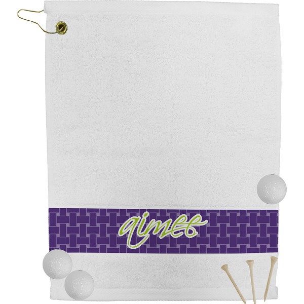 Custom Waffle Weave Golf Bag Towel (Personalized)
