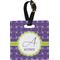 Waffle Weave Personalized Square Luggage Tag